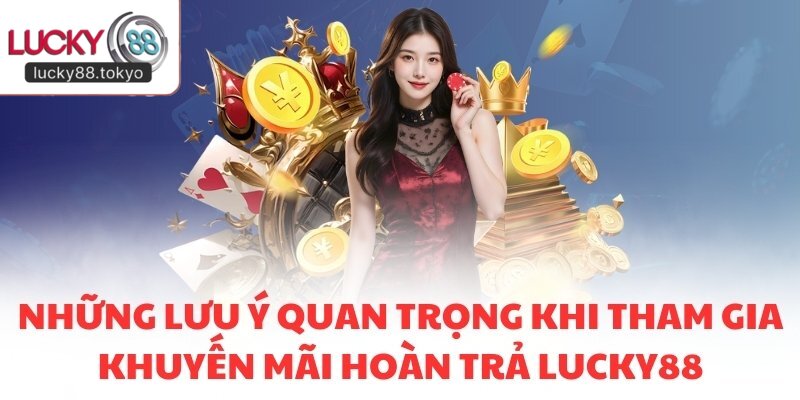 Những lưu ý quan trọng khi tham gia khuyến mãi hoàn trả LUCKY88